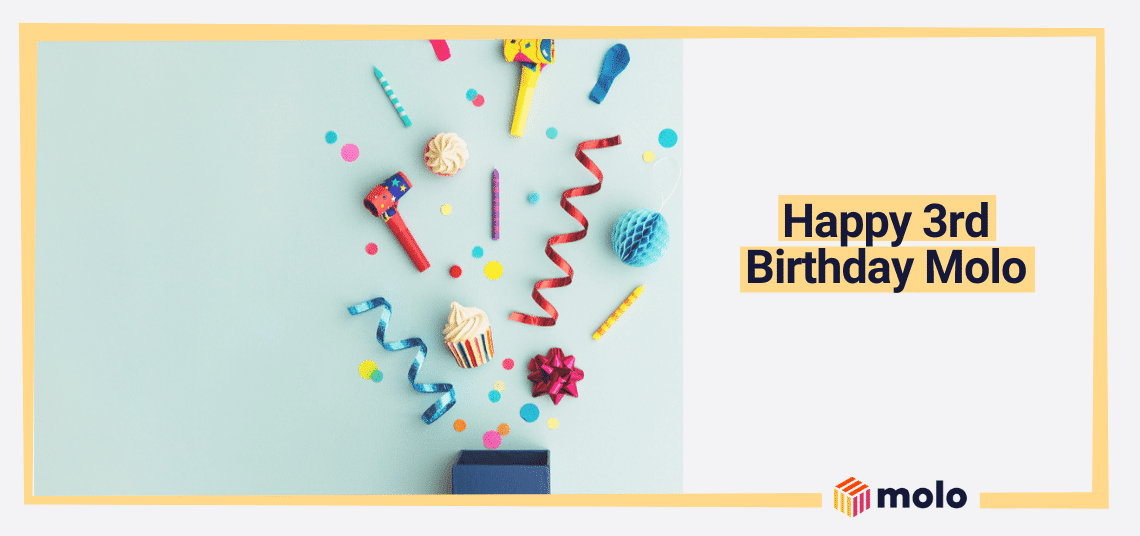 Molo turns 3 - Molo Finance-min