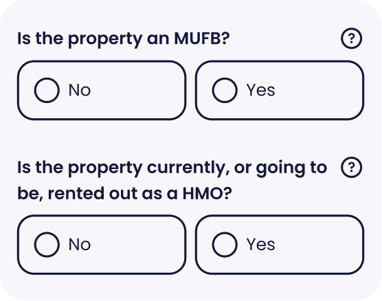 Fill up your property details